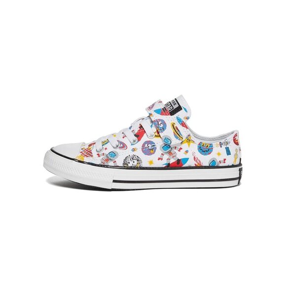 Converse Chuck Taylor All Stars Kids CTAS 1V OX Space Sneakers V Strap Youth 1 - Picture 14 of 14